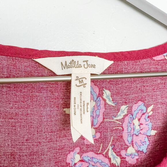 Matilda Jane Art Class Floral Dress Medium - Picture 2 of 5